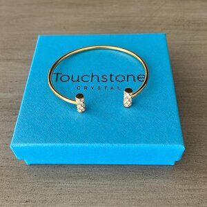 ✨Touchstone Crystal Gold Open Ended Bracelet (Retired)